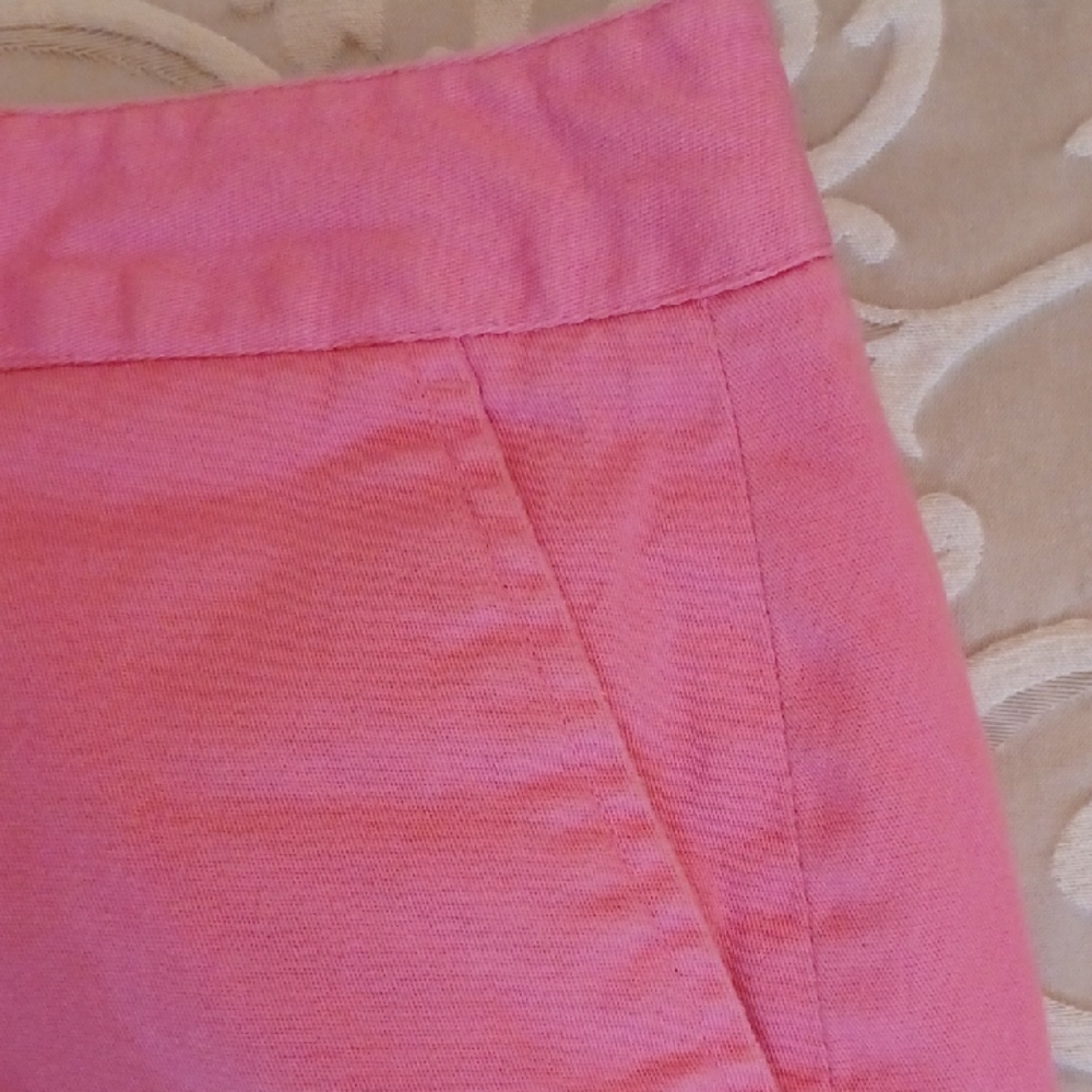 Larry Levine Pink Cotton Shorts - Picture 6 of 6